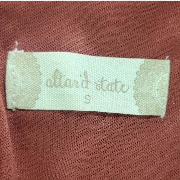 Altar'd State Dress Womens Small Janey Dress Puff Sleeves Whimsical Boho NWT - Picture 10 of 11